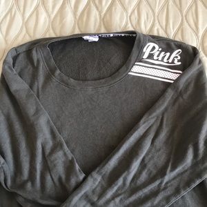 Olive Green pink sweater